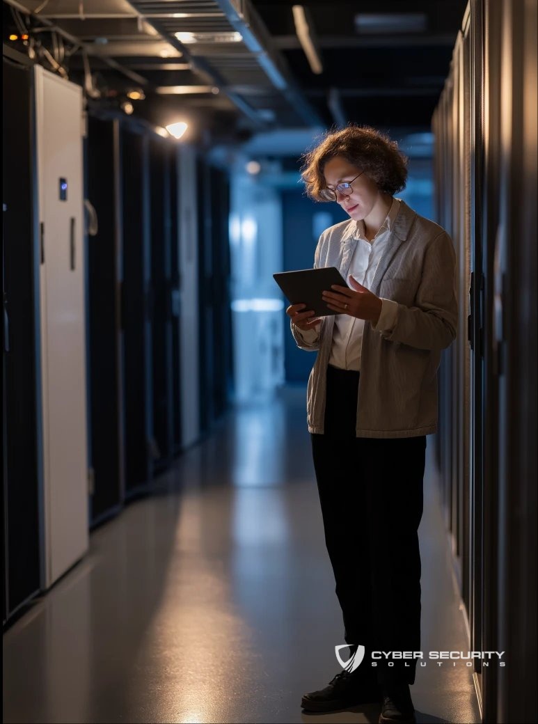 Secure legal workspace showcasing technology solutions for protecting client data with Legal and Law Firm IT Services.
